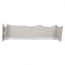 ALSANIDI, Camping windbreak for trips, camping air curtain, White, Size 8*1.20 Metre