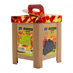 DPT, Coconut Shell Charcoal, Grilled Coal, Black, Weight 2.5 Kg