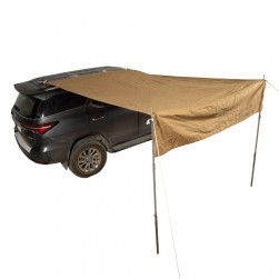 ALSANIDI, Car Portable side Canopy, Foldable car canopy, Kaki, Size 250*350 Cm