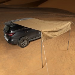 ALSANIDI, Car Portable side Canopy, Foldable car canopy, Kaki, Size 250*350 Cm